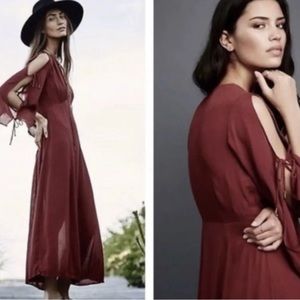 Free peoplw maxi dress size small